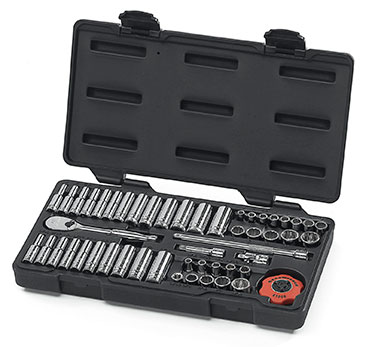 51 PC  12 PT. STANDARD & DEEP SOCKET (80301)