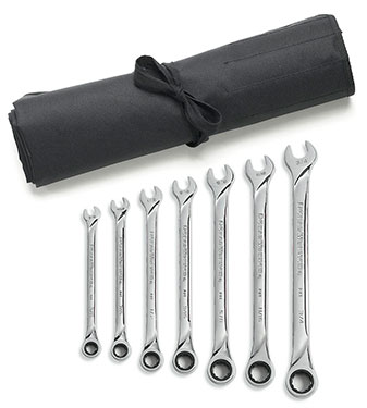 7PC XL RATCHETING COMBO WRENCH SET (85197)